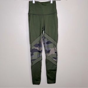 Aerie Offline The Hugger Hi Rise Soft Army Green Skinny Leg Size XS